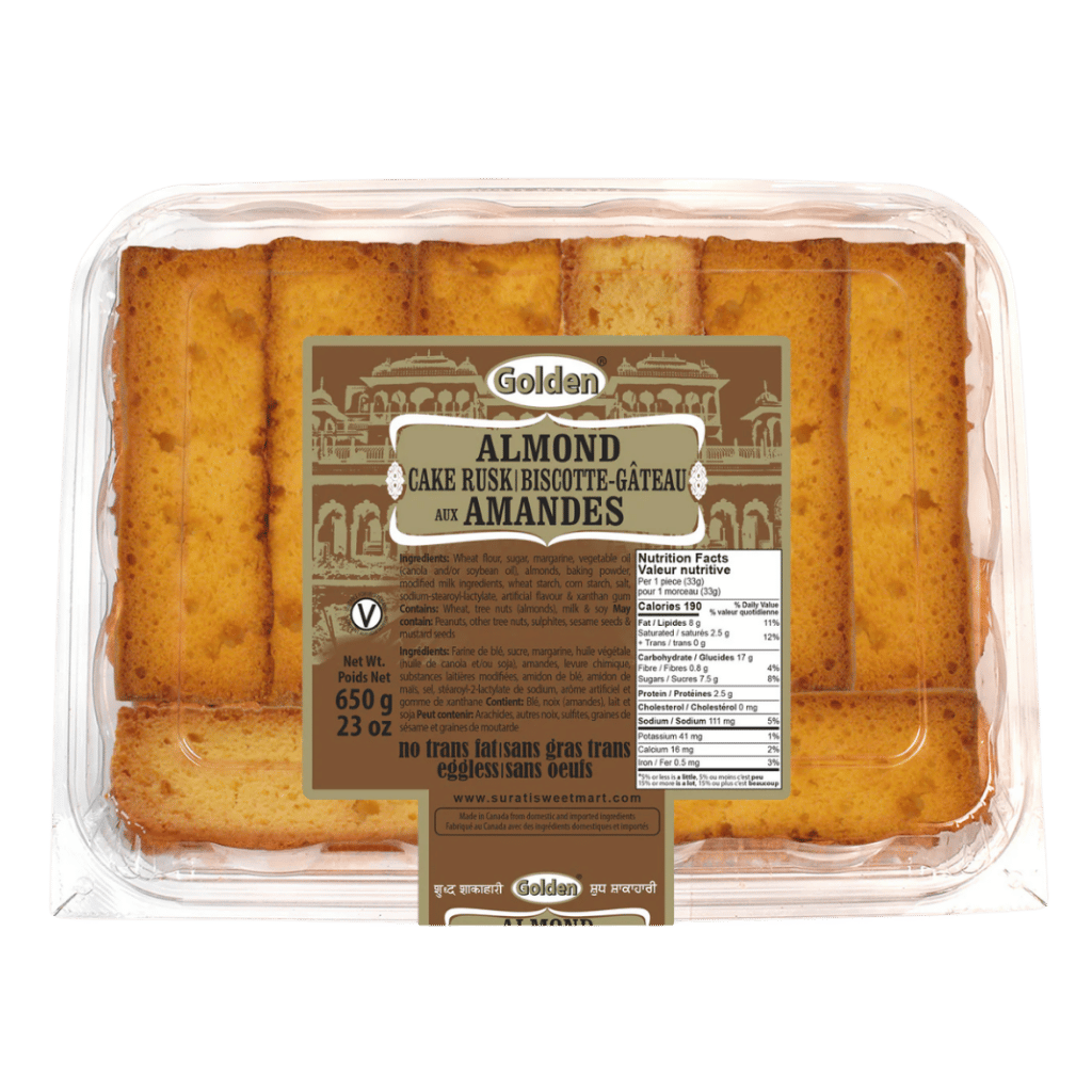 Golden Almond Cake Rusk 650 g buy online USA - 1